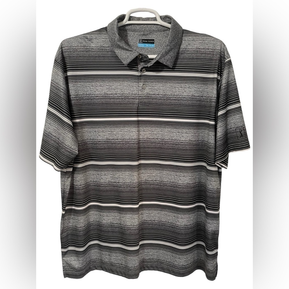 PGA Tour Mens Performance Golf Button down Polo size 2XL